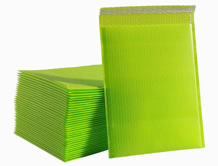 Mixed Colors Biodegradable Strong Adhesion Cushioning Poly Bubble Bags