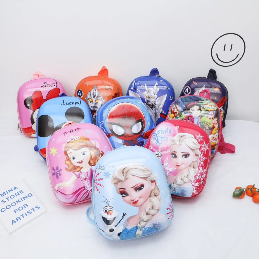 New Kids School Bag Funny Cartoon Frozen Elsa Anna Pattern Boys Girls Children&prime;s Backpack Mickey Child Backpack Spiderman Bags