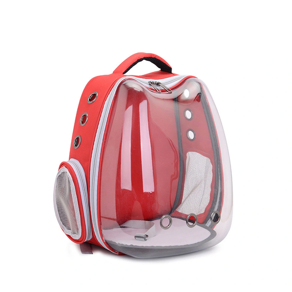 Portable Transparent Full View Pet Carrier Cat Ears Shape Cat Backpack