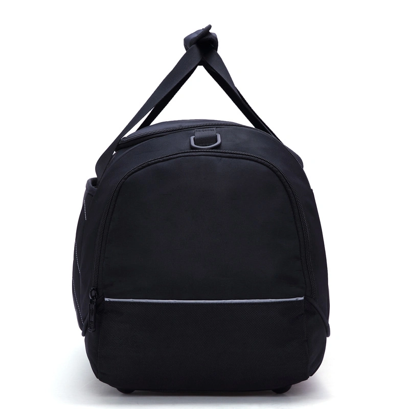 Distributor Fashion Waterproof Black Polyester Custom Men Duffel Travel Weekend Bag