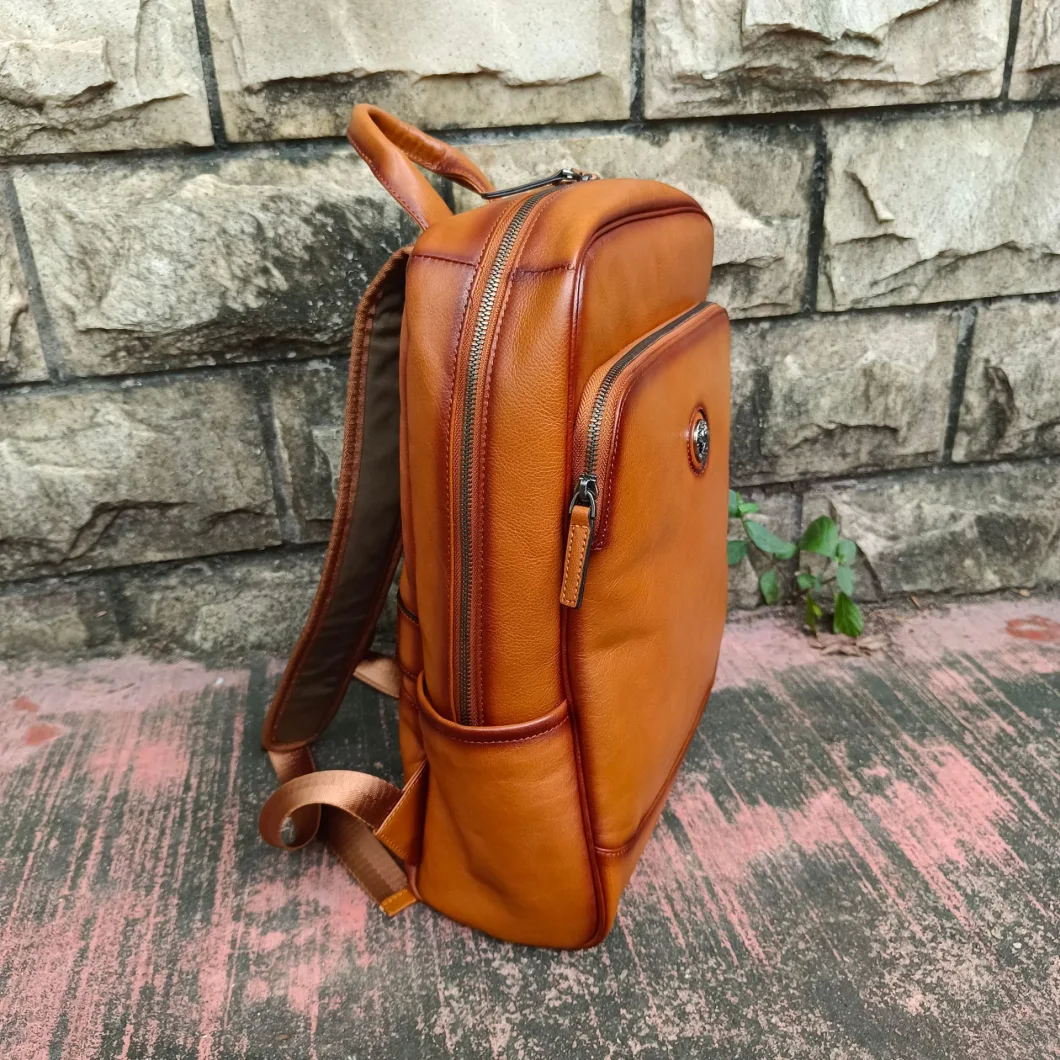 Manufactured by Organic Handmade Production Process Which Is Vegan Leather Convertible Backpack for Women Classic Vintage Faux Leather Day Pack RS-Ypsy-6545
