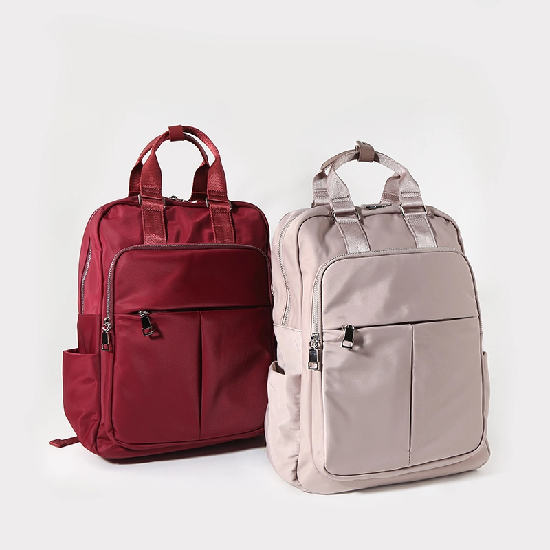 Classical Custom Logo Outdoor College Teenage Nylon Backpack Bag Durable School Bags Backpack