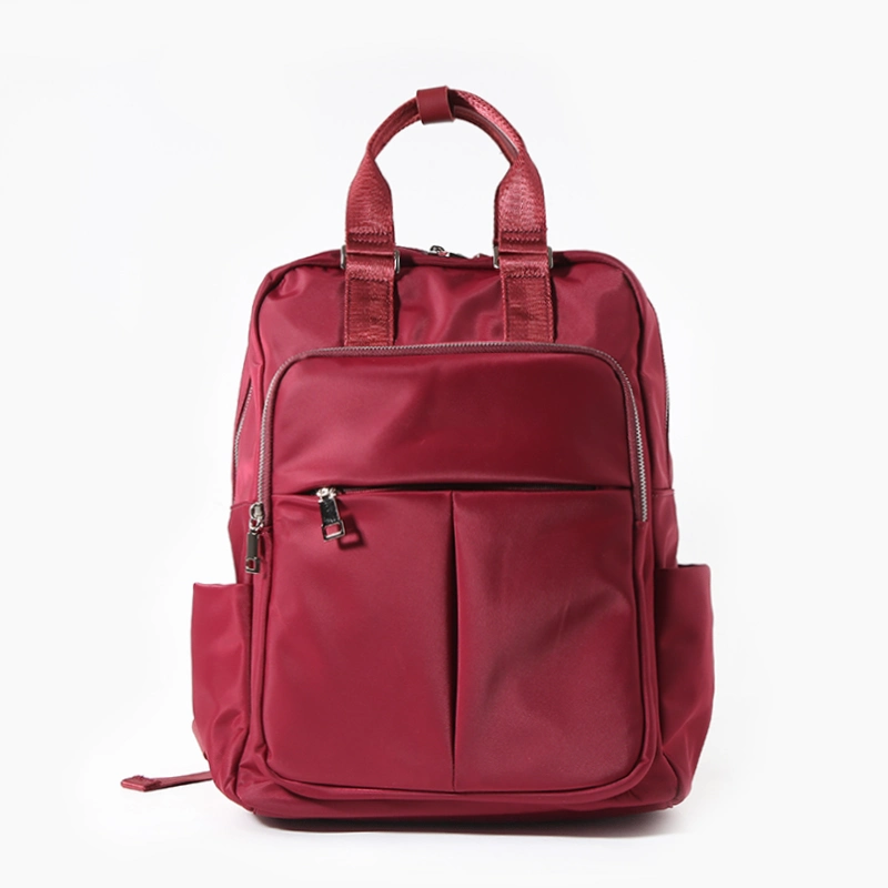 Classical Custom Logo Outdoor College Teenage Nylon Backpack Bag Durable School Bags Backpack