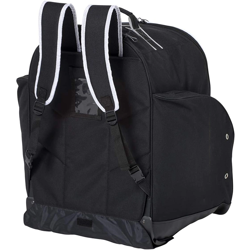 Outdoor Sports Trolley Broomball Lacrosse Crossminton Backpack Bag Equipment Team Bag Rolling Hockey Bag with Wheels