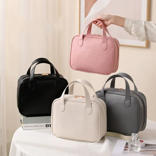 Portable Holdall Handbag Light Weight Waterproof PU Leather Travel Bag