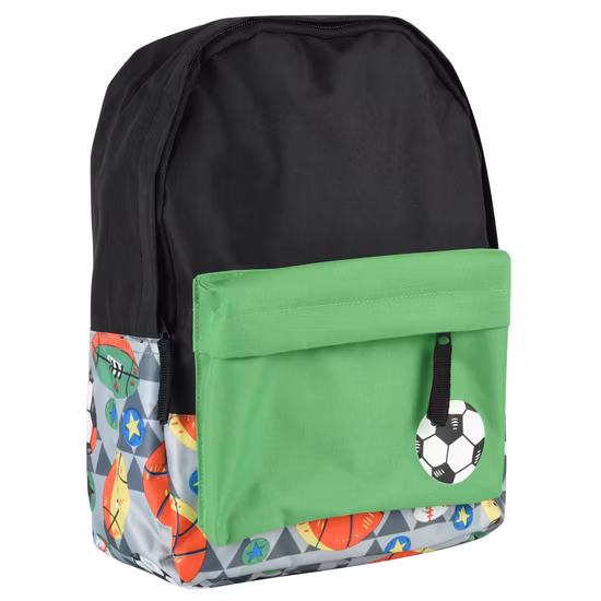 Football Cactus Cartoon School Backpack Bags for Kids Kindergarten